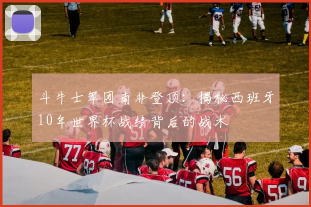 斗牛士军团南非登顶：揭秘西班牙10年世界杯战绩背后的战术