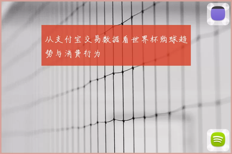 从支付宝交易数据看世界杯购球趋势与消费行为